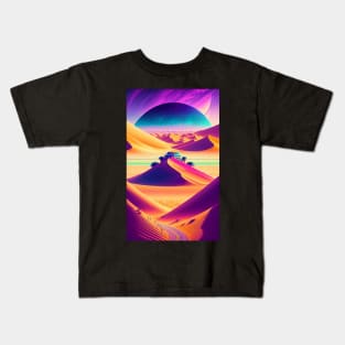 Desert in Space Kids T-Shirt